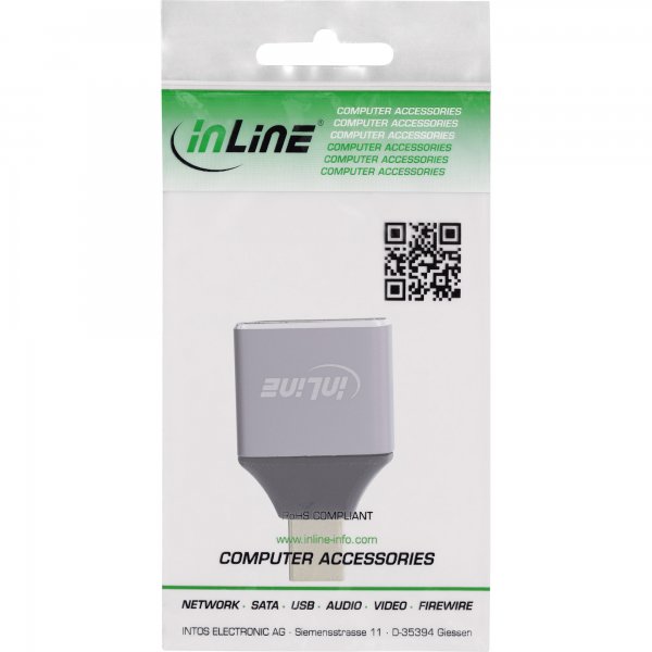 InLine Adattatore DisplayPort 1.4 - DisplayPort femmina/Mini DisplayPort