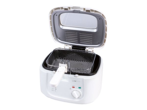 Clatronic Fritteuse FR 3771 weissÖlbehaelter 2.5 Liter
