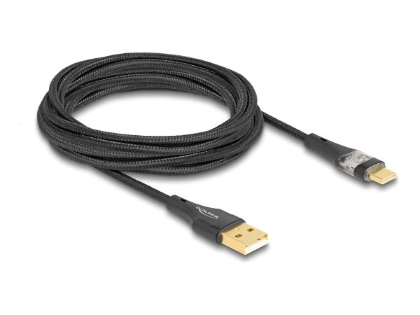 Delock USB 2.0 Kabel Typ-A St. zu Type-C 60 W - Cavo - Digitale/dati