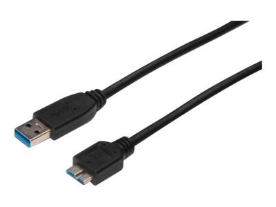 DIGITUS Cavo di connessione USB 3.0 - A/M - micro B/M - 1 m - USB A - Micro-USB B - USB 3.2 Gen 1 (3