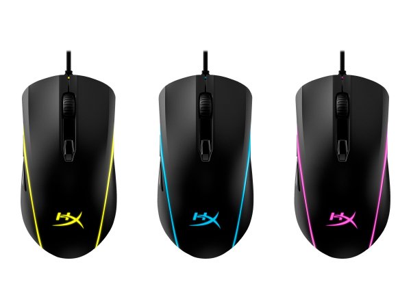 HyperX Pulsefire Surge – Mouse da gaming (nero) - Ambidestro - Ottico - USB tipo A - 16000 DPI - Ner