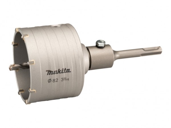 Makita Kernschneidadapter mit Bohraufsatz - für Porenbeton Schnellbaustein Ziegelsteine