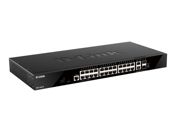 D-Link DGS-1520-28/E - Gestito - L3 - 10G Ethernet (100/1000/10000) - Montaggio rack - 1U