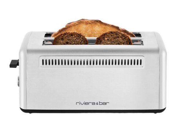 Riviera & Bar Toaster Stainless Steel 2 Slots XL Extralong