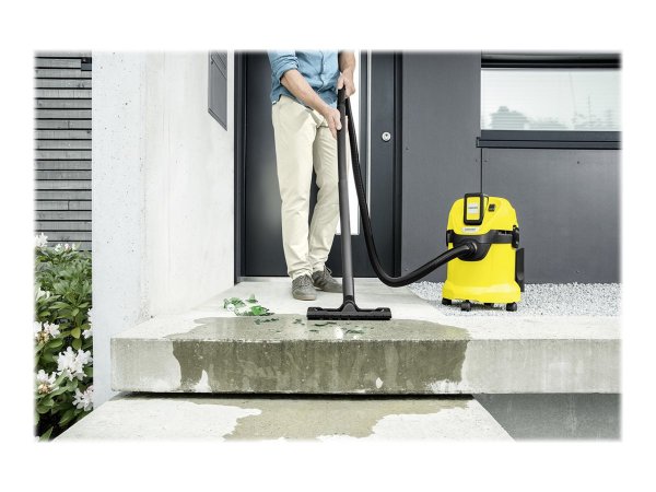 Kärcher 1.629-910.0 - Secco - Nero - Giallo - 17 L - 2 m - 3,5 cm - 4 ruota(e)