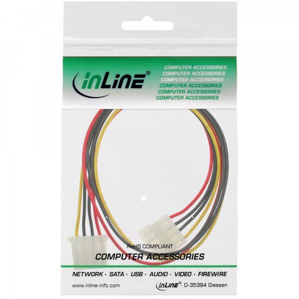 InLine Prolunga di alimentazione interna - spina/presa a 4pin da 5,25” - 0,50m