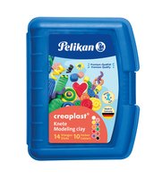 Pelikan Kinderknete Creaplast 10 Farben im blauen Etui
