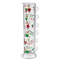 Bialetti L'Omino Italiano - Set - Mehrfarbig - Keramik - Espresso - 6 Stueck e
