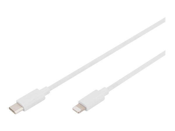 DIGITUS Cavo da Lightning a cavo dati/di ricarica USB - C - certificato MFI - 2 m - Lightning - USB