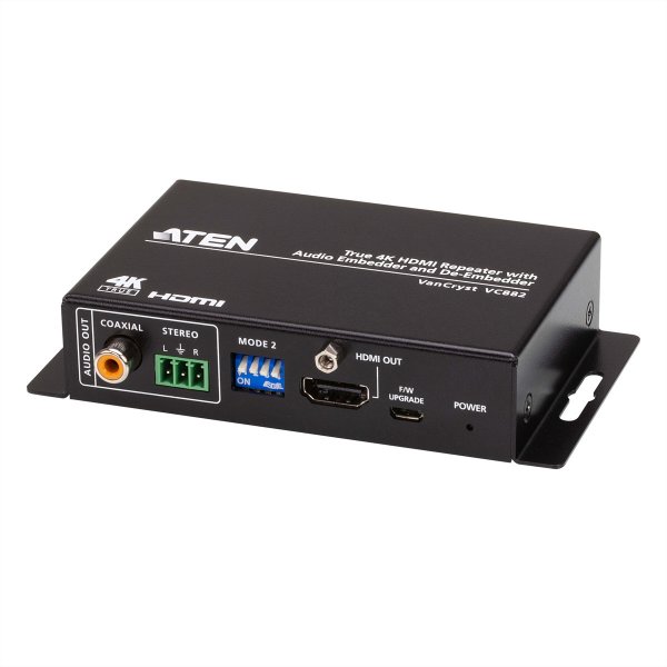 ATEN True 4K HDMI Repeater with Audio Embedder - Ripetitore - Radio