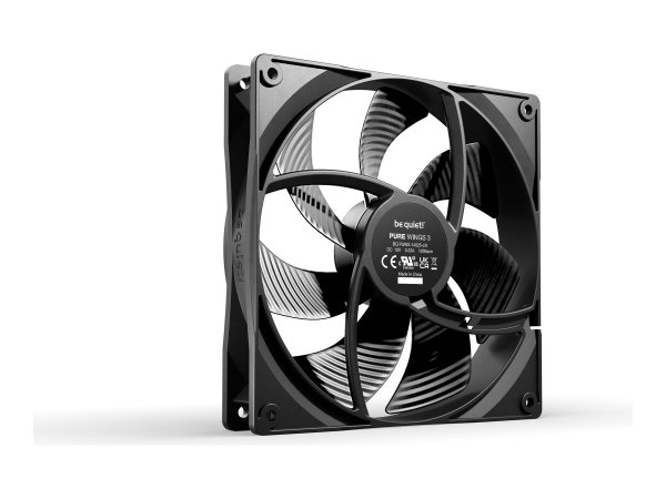 Be Quiet! Pure Wings 3 140mm - Ventilatore - 14 cm - 1200 Giri/min - 97,5 m³/h - Nero