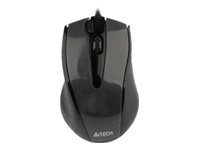 A4tech N-500F - Mano destra - V-Track - USB tipo A - 1600 DPI - Nero - Grigio