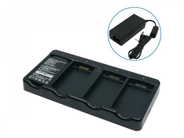 Unitech HT330 4-slot battery cradle. Comes with Power Adapter Not included but