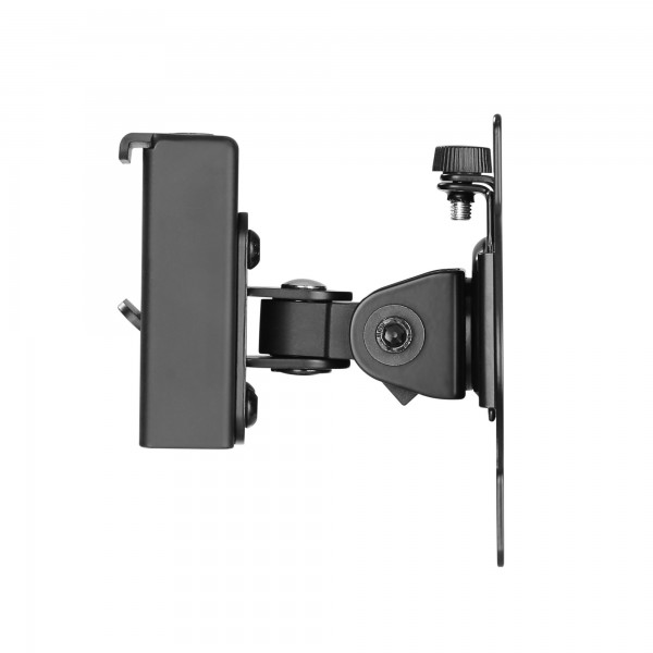 InLine Slatwall supporto monitor a parete corto - VESA 75/100 mm - nero
