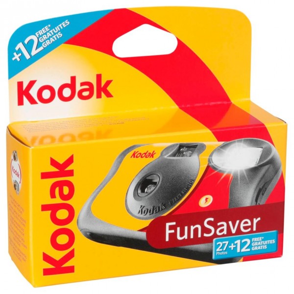 Kodak FUN Flash Single Use Camera - 27+12 pic - Cina - 127 mm - 40 mm - 117 mm - 141 g