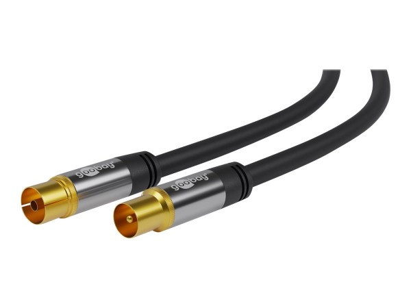 Goobay 70389 - 10 m - Coassiale - Coassiale - Nero