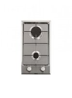 BEKO HDCG 32220 SX - Acciaio inossidabile - Da incasso - Gas - Smaltato - 2 Fornello(i) - 2 Fornello