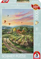 Schmidt Spiele Thomas Kinkade Studios: Peaceful Valley Vineyard - 1000 pz - Landscape - 12 anno/i
