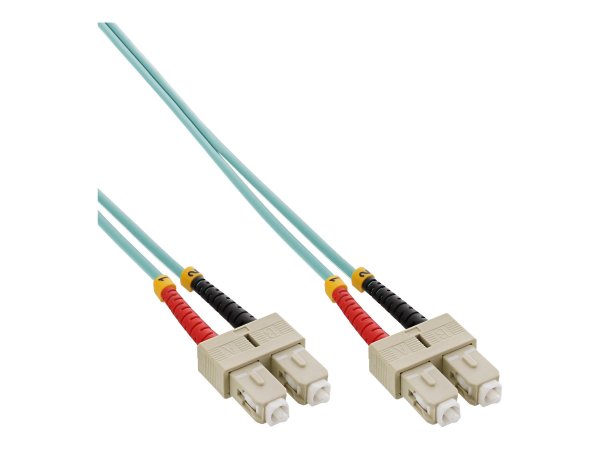 InLine Cavo Duplex - SC/SC 50/125µm - Fibra Ottica OM3 - 1m