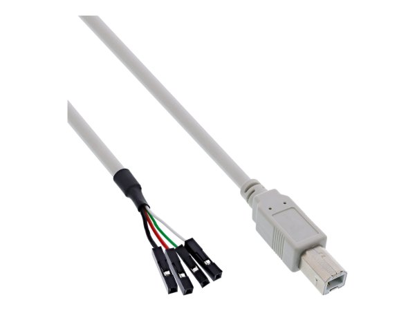 InLine Cavo USB 2.0 interno 4x 1pin femmina / B maschio - adattatore - 0,40m