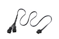 Phanteks PH-CB-DRGB3P - 3-pin - 2 x Molex (3-pin) - Dritto - Dritto - Nero - Grigio