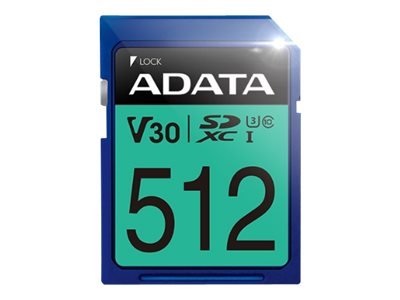 ADATA Premier Pro SDXC UHS-I U3 Class 10 V30 - Extended Capacity SD (SDXC)