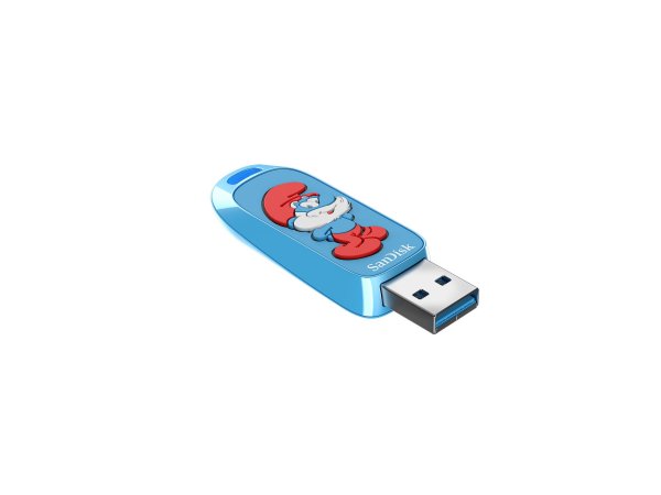 SanDisk Smurfs - Papa Smurf Edition Usb-Flash-Laufwerk - - Usb 3.2 Gen - USB-Stick - 128 GB