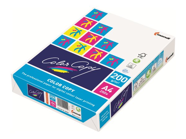 HP Mondi CC420 - A4 (210x297 mm) - Stampa laser - Bianco - 200 g/m² - 250 fogli
