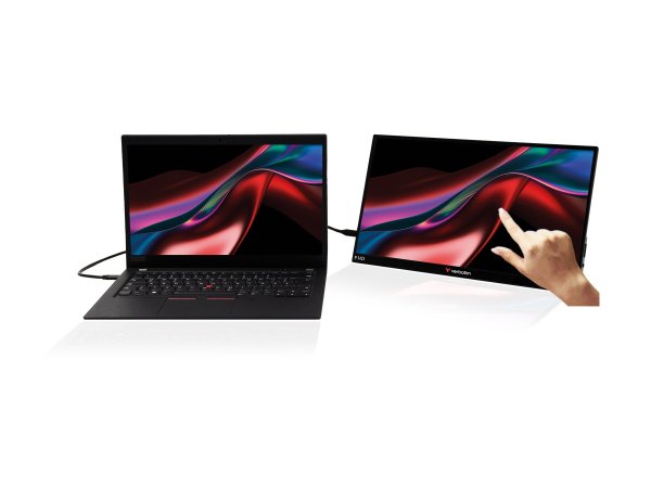 Verbatim 49590 - 35,6 cm (14") - 1920 x 1080 Pixel - Full HD - LCD - 6 ms - Nero