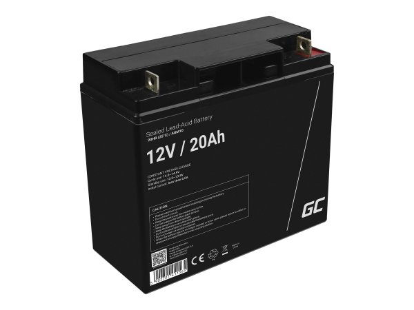 Green Cell USV-Akku - 1 x Batterie - Sealed Lead Acid SLA - 20 Ah - Schwarz