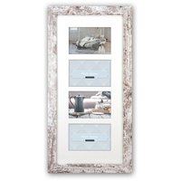 Zep Nelson 6 4Q - Legno - Bianco - Cornice per foto multipla - Parete - 10 x 15 cm - Rettangolare