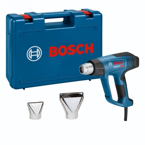 Bosch GHG 23-66 PROFESSIONAL - Pistola ad aria calda - Impugnatura a pistola - LCD - Argento - Nero