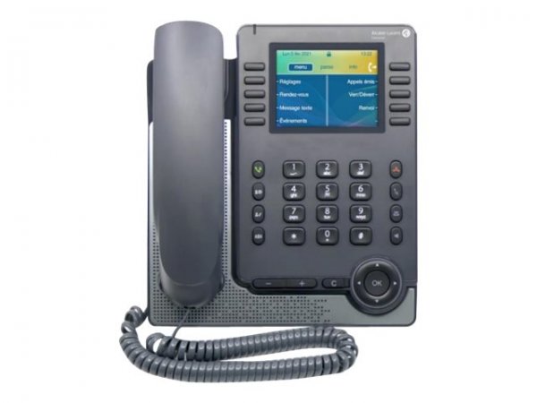 Alcatel Lucent Enterprise ALE-30h - IP Phone - Grigio - Cornetta cablata - Scrivania/Parete - IP22 -