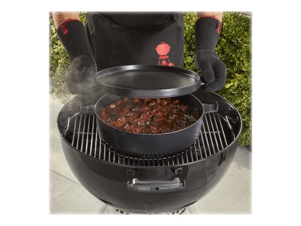 Weber 8857 - 6,8 L - Nero - Porcellana - Ghisa - Smaltato - 423,7 mm - 335 mm