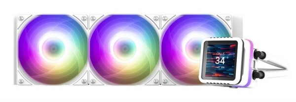 Zalman Alpha2 DS A36 Komplett Wasserkühlung 2.7-Zoll-LCD 360mm - weiß - AMD socket AM4 (Ryzen) - AMD