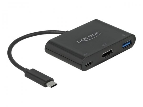 Delock 64091 - USB 3.2 Gen 1 (3.1 Gen 1) Type-C - 60 W - Nero - HDMI - USB 3.2 Gen 1 (3.1 Gen 1) Typ