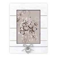 Zep Arial - Legno - Bianco - Cornice per foto singola - Tavolo - 13 x 18 cm - Rettangolare