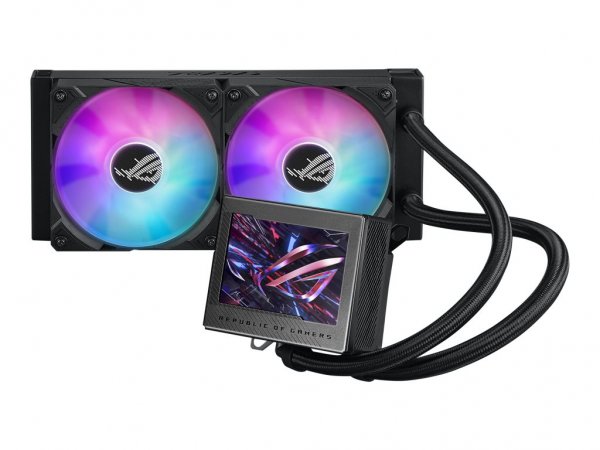 ASUS ROG Ryujin III 240 ARGB - Raffreddatore di liquidi tutto in uno - 12 cm - 70,07 pdc/min - Nero