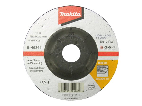 Makita Schleifteller - für Edelstahl - 125