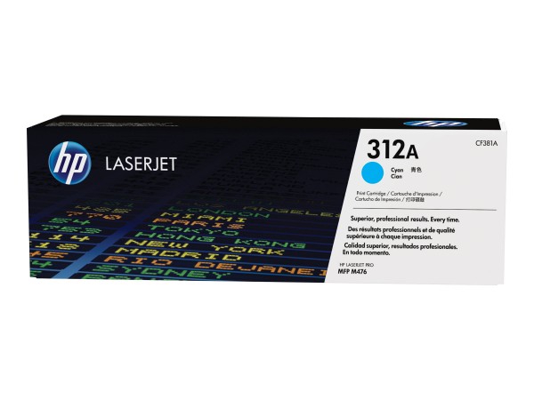 HP Cartuccia Toner ciano LaserJet 312A - 2700 pagine - Ciano