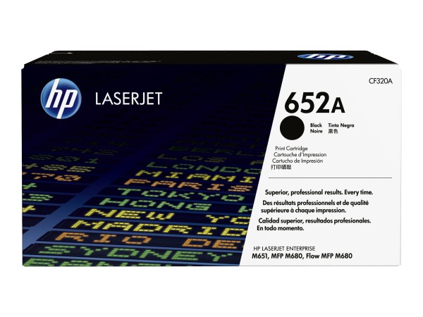 HP Cartuccia toner originale nero LaserJet 652A - 11500 pagine - Nero - 1 pz
