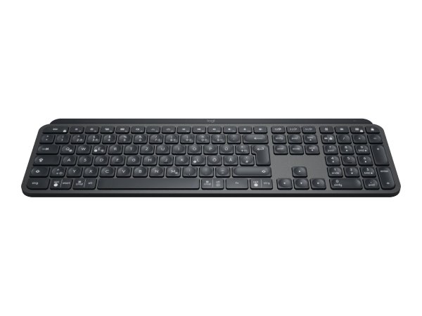 Logitech MX Keys - Full-size (100%) - Wireless - RF senza fili + Bluetooth - QWERTZ - Grafite