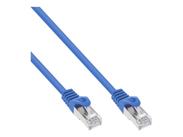 InLine Cavo patch Lan - SF/UTP - Cat.5e - blu - 7,5m