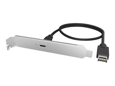 ICY BOX Adapter Usb 20 Gbit/s von Type-E Port IB-AC553 - Adattatore - Digitale/dati
