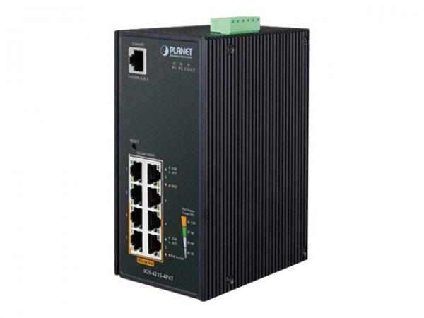 Planet IGS-4215-4P4T - Gestito - L2/L4 - Gigabit Ethernet (10/100/1000) - Supporto Power over Ethern