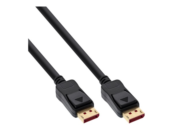 InLine 100 pezzi sfusi Cavo DisplayPort 1.4 - nero - contatti placcati oro - 0,5 m
