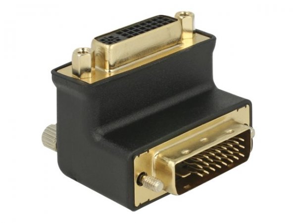 Delock DVI adapter - DVI-D (M) to DVI-I (F) angled