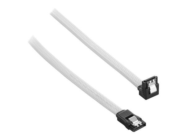 cablemod CM-CAB-RSAT-N30KW-R - 0,3 m - SATA III - Femmina/Femmina - Bianco - Dritto - Destra