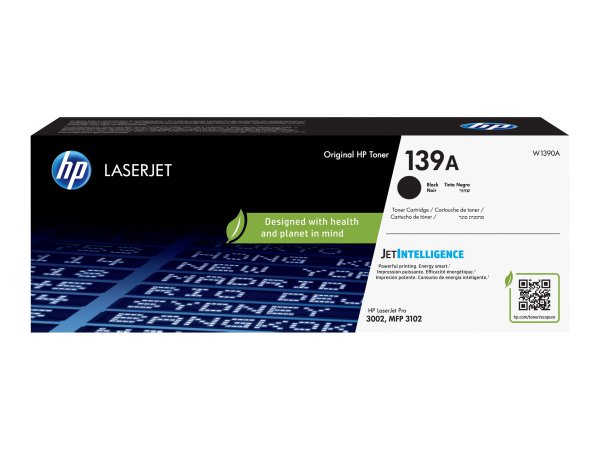HP LaserJet Cartuccia toner nero originale 139A - 1500 pagine - Nero - 1 pz