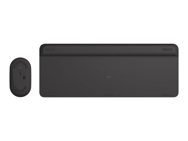 Logitech 920-009192 - Full-size (100%) - Wireless - RF Wireless - QWERTZ - Grafite - Mouse incluso